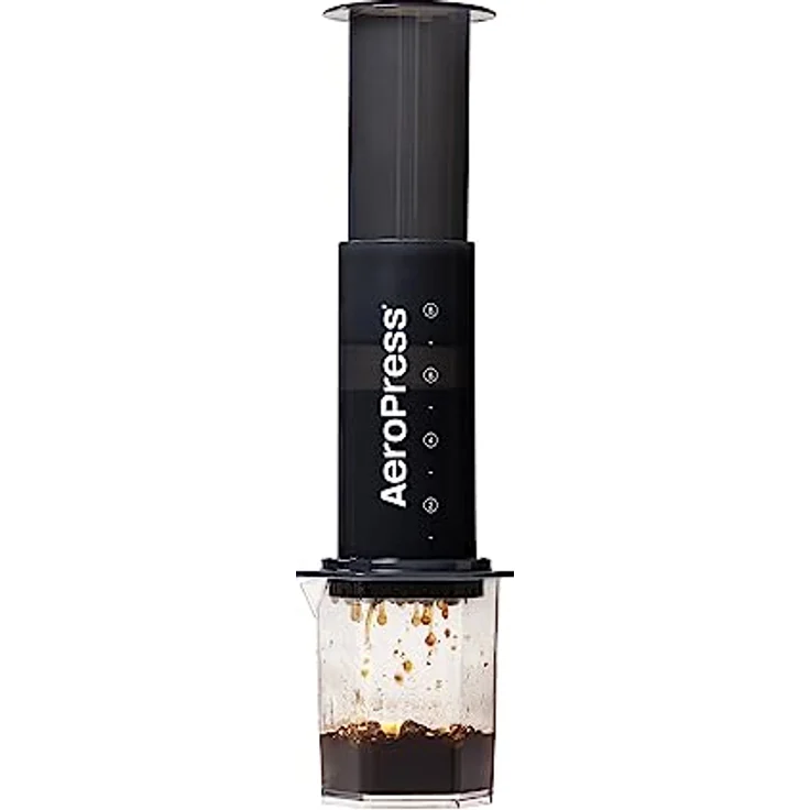 Aeropress XL Kaffeepresse - 3 in 1 Brühmethode kombiniert French Press, Pourover, Espresso. Vollmundiger, glatter Kaffee ohne Körnung oder Bitterkeit. Kleine tragbare Kaffeemaschine für Camping & – Bild 1