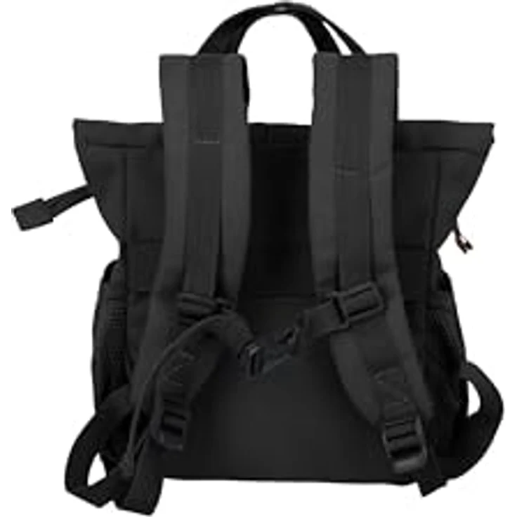 Travelite Basics City Rucksack, 27 cm, schwarz, 100% Polyester, kompakt und funktional – Bild 4