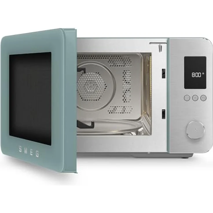Smeg MOC02EGMEU Kombi-Mikrowelle, Emerald Green, 9 Garfunktionen, Inverter-Technologie, LCD-Farbdisplay, Grill- und Heißluftfunktion – Bild 2