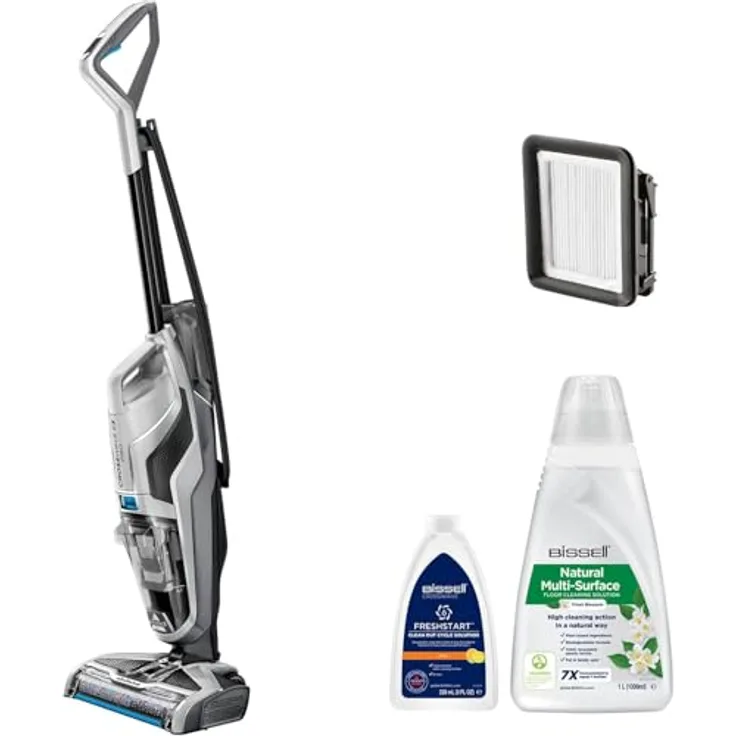 Bissell CrossWave C3 Pro 3555N, 3-in-1 Nass- und Trockensauger mit Zwei-Tank-Technologie, automatische Selbstreinigung und FreshStart-Geruchsmanagement