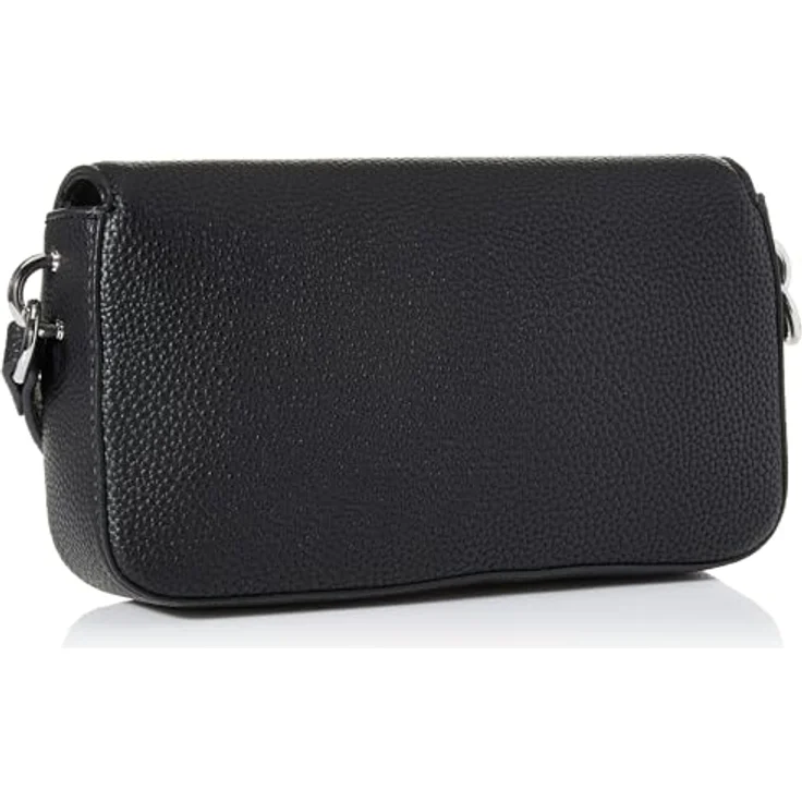 Tommy Hilfiger Umhängetasche TH EMBLEM FLAP CROSSOVER, BDS Black, mit TH-Emblem vorne – Bild 2