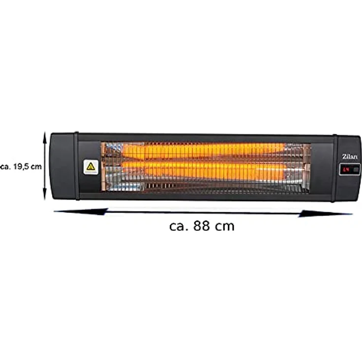 Zilan ZLN-1624 Karbon Heizstrahler, Heizstrahler – Bild 6