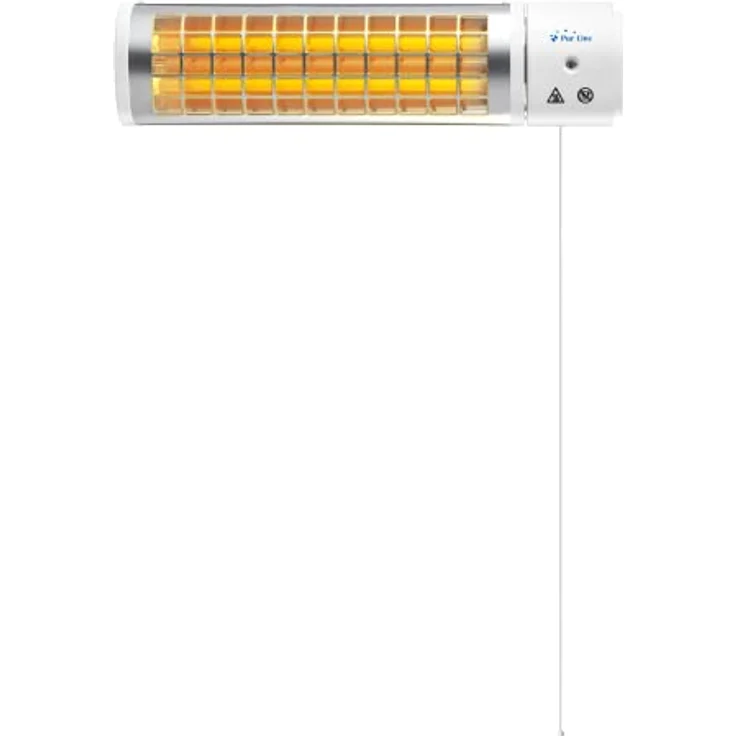 Purline Halogen-Heizung 1200W für das Badezimmer, mit Carbon-Infrarot-Technologie – Bild 5