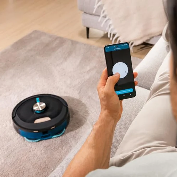 Cecotec Conga M100 Spin AI, Beutelloser Saugwischroboter mit 20.000 Pa, schwarz, App-Steuerung, 220 min Akkulaufzeit, für Flächen bis 220 m² – Bild 9