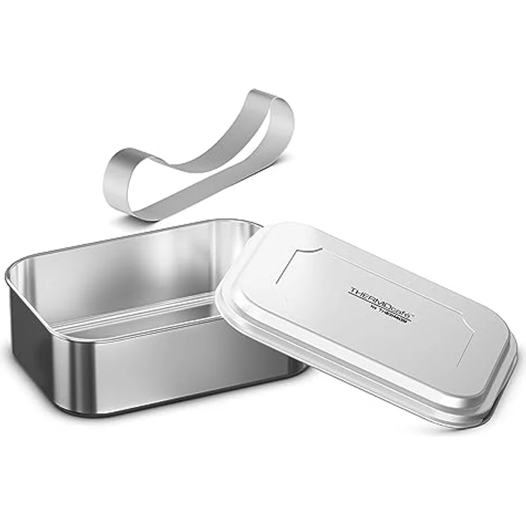Thermos Brotdose TC Sandwich Box, Lunchbox, Edelstahl, Stainless Steel Matt, 1 L, 4167205120 – Bild 2