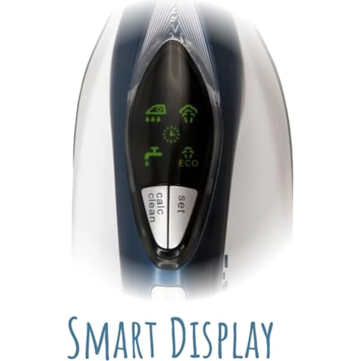 Trisa Dampfbügelstation "Comfort Steam", 140g/min Dampf, 1,8L XL-Wassertank, Smart-Display, ECO-Modus, Keramiksohle, Auto-Abschaltung, Safe-Lock Transportverriegelung, Self-Clean Funktion – Bild 4