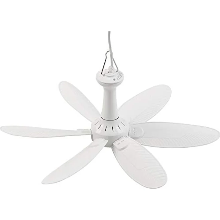 Sichler Haushaltsgeräte Deckenventilator VT-242.m, Mobiler 43 cm Ventilator mit 6 Flügeln, Timer und 7 W, ideal für Zuhause und Büro – Bild 3