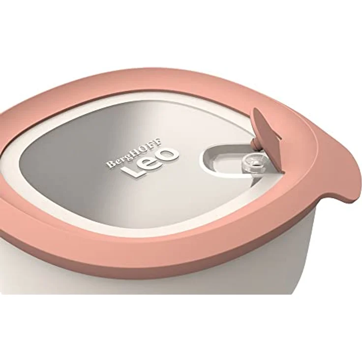 BergHOFF LEO 3er-Set Frischhaltedosen mit Deckel, spülmaschinenfest, mikrowellen- und gefriergeeignet, neutraler Ton – Bild 3