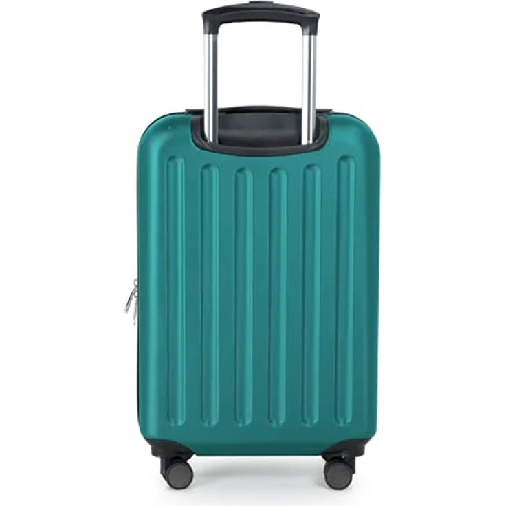 HAUPTSTADTKOFFER Spree, Leichter Hartschalen-Kabinentrolley 55x35x20 cm, 33L, Aquagrün, 2,3 kg mit 4 Doppel-Rollen – Bild 5