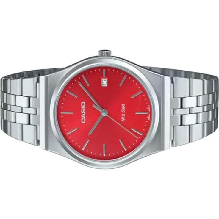 Casio Armbanduhr MTP-B145D-4A2VEF Silber Analoguhr 35 mm – Bild 2