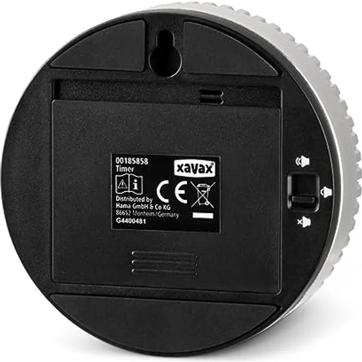 Xavax Timer digital mit Magnet für Backofen, Sport oder Desktop, Eieruhr magnetisch mit Batterie für eine smart Kitchen, digitaler Küchentimer als Kurzzeitwecker oder Küchenwecker mit Alarm u. Ton – Bild 3