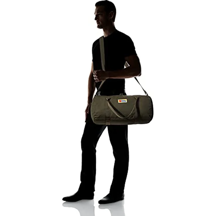 Fjällräven Vardag Duffel, Reisetasche 30l, recyceltes Material, wasserdicht, deep forest – Bild 6