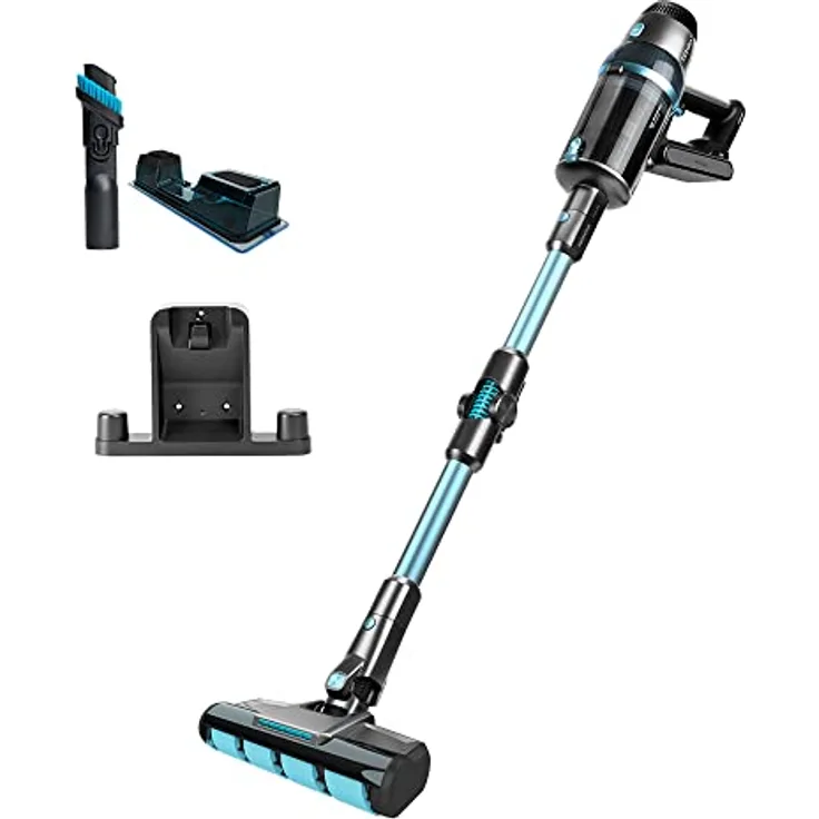 Cecotec Akku-Staubsauger Conga Rockstar 2500 Vital ErgoWet. 4-in-1 digitaler Staubsauger mit 680 W Leistung, 26 kPa, Laufzeit von 90 Minuten, Jaliscazo Bürste, 4 Programme, Wassertank.