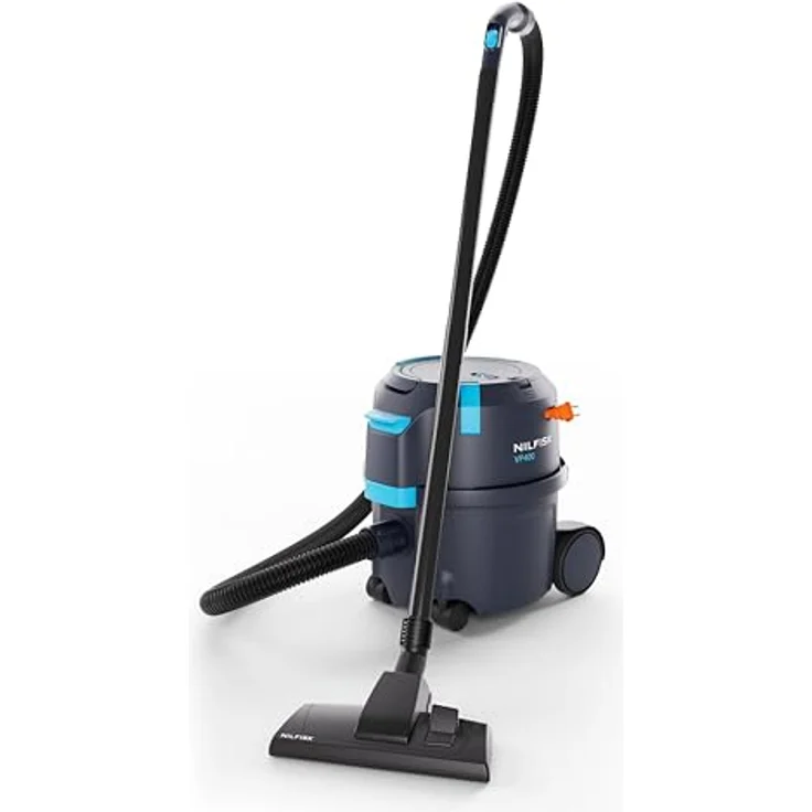 Nilfisk VP400 HEPA EC EU, Trockensauger mit 15L Filterbeutelvolumen, Dunkelblau, optimierte Effizienz und integriertes Kabelaufrollsystem – Bild 2