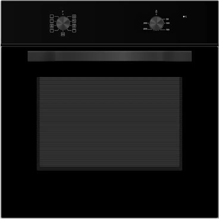 PKM Einbaubackofen F7-2BA | Schwarz | 65 Liter Garraum | 8 Funktionen | Grillfunktion | ECO-Funktion – Bild 1