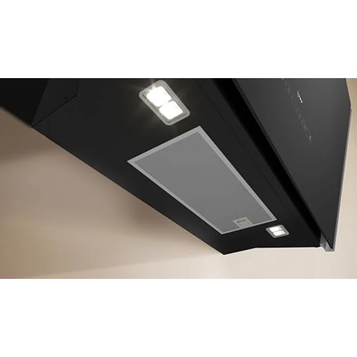 NEFF D98IPT2S0 Wandesse N90, Dunstabzugshaube zur Wandmontage, 90cm breit, Efficient Drive, Automatischer Luftsensor, Kochfeldbasierte Haubensteuerung, Touch Control, Metallfettfilter, Schwarz – Bild 2