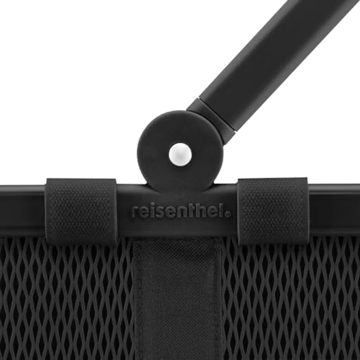 REISENTHEL® Einkaufskorb Carrybag mesh black BK7082, stabiler Aluminiumrahmen, 22 l Volumen, Innentasche mit Reißverschluss, zusammenlegbar – Bild 2