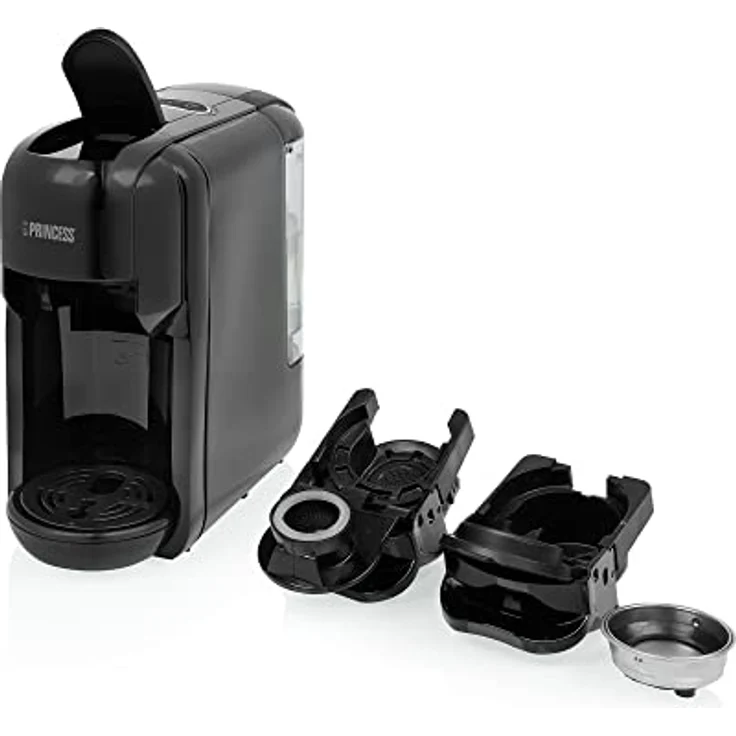 Princess Kaffeemaschine 249452 – Für Nespresso -Kapseln, Dolce Gusto & ESE-Pads – Italienische 19-Bar-Pumpe – 0,6 L – 1450 W Schwarz – Bild 4
