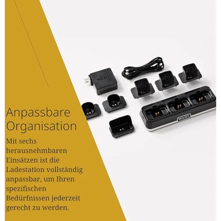 Wahl Elektrorasierer Power Station - USB-Ladegerät für Wahl-Werkzeuge und USB-C-Geräte, professionelle Ladelösung – Bild 4