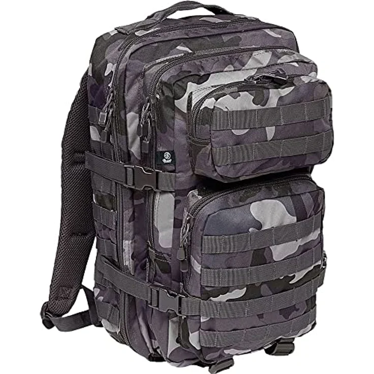 Brandit US Cooper Large Backpack, geräumiger Freizeitrucksack im klassischen Military-Stil mit verstellbarem Schultergurt und gepolstertem Rückenteil – Bild 2