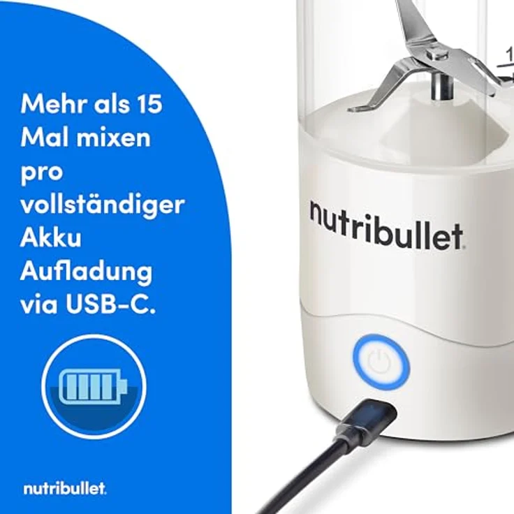 NutriBullet NBP003W, Standmixer, Weiss – Bild 3