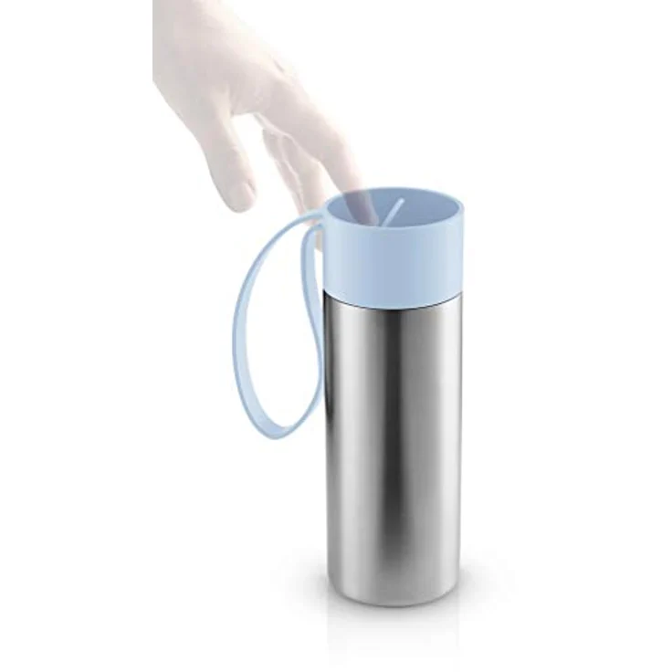 EVA SOLO | Urban to Go Cup | Dänisches Design | Edelstahl, Kunststoff | 0.35L | Soft Blue – Bild 3