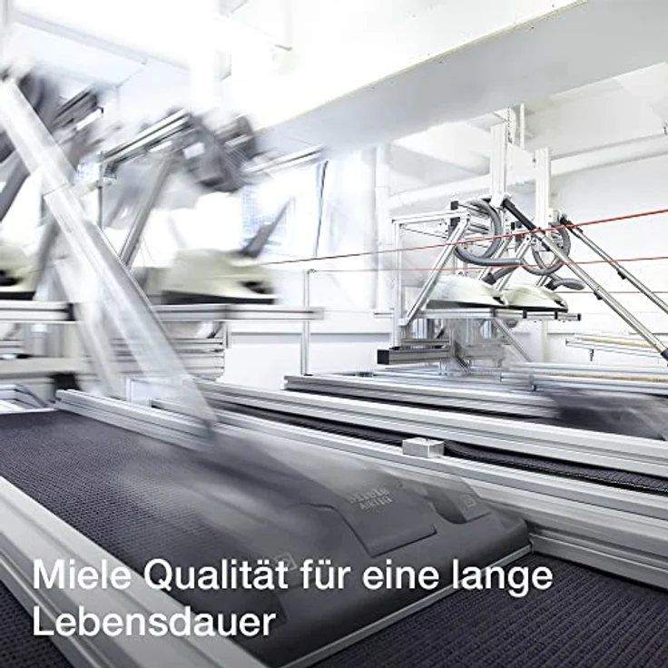 Miele Complete C3 Silence EcoLine Bodenstaubsauger (mit Beutel, 4,5 Liter Staubbeutelvolumen, 550 Watt, 12m Aktionsradius, extra leise 64 dB, inkl. Gummireifen für guten Rollcomfort) weiß – Bild 9