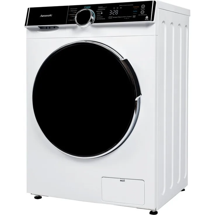 Hanseatic Waschtrockner HWDK86AD, 8 kg Waschen, 6 kg Trocknen, 1400 U/min, kompakt für 2-3 Personenhaushalte