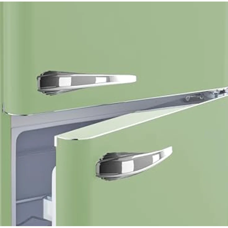 SCHOEPF Kühl-Gefrierkombination RKG218DSG, Retro Design, Mintgrün, 211 Liter, Energieeffizienzklasse D – Bild 4