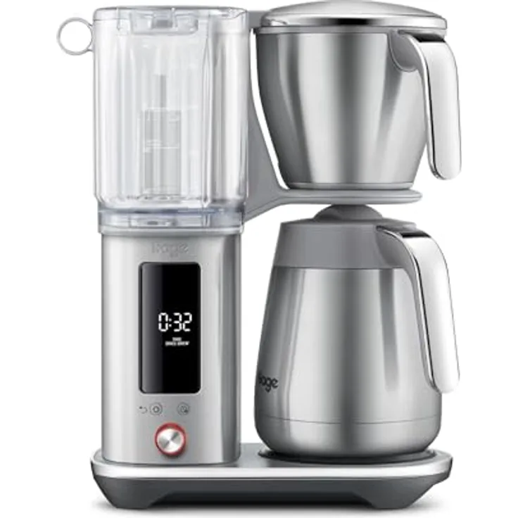 Sage The Luxe Brewer Thermal, Ein-Tasten-Kaffeebereiter mit Doppelwand-Karaffe, SCA Gold-Tassen-Standard, Cold Brew Programm, 1,77L
