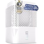 BonAura® AirOne Luftentfeuchter, stromlos bis 23m², 360° Belüftung, integrierter Ausgießer & 680g Granulat, Schimmel- und Geruchsschutz