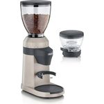 Graef Kaffeemühle CM8011 | elektrische Bohnenmühle mit LED Beleuchtung | Mahlgradeinstellung für Bohnenkaffee | 350g Füllmenge | dipped-sand