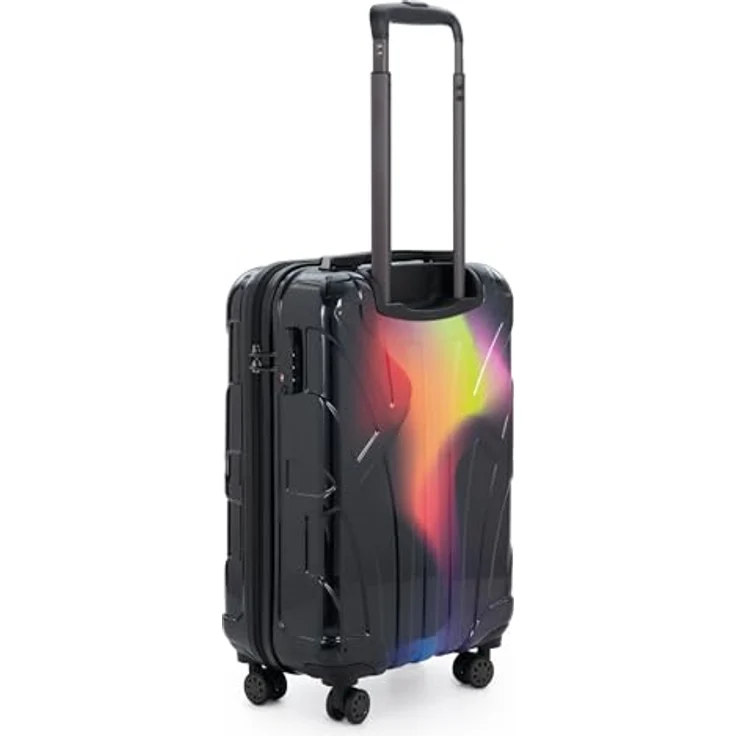 Suitline Handgepäckkoffer S1, Trolley 55x35x20 cm, 34 L, 4 gummierte Doppelrollen, TSA-Zahlenschloss, matte ABS-Hartschale – Bild 3