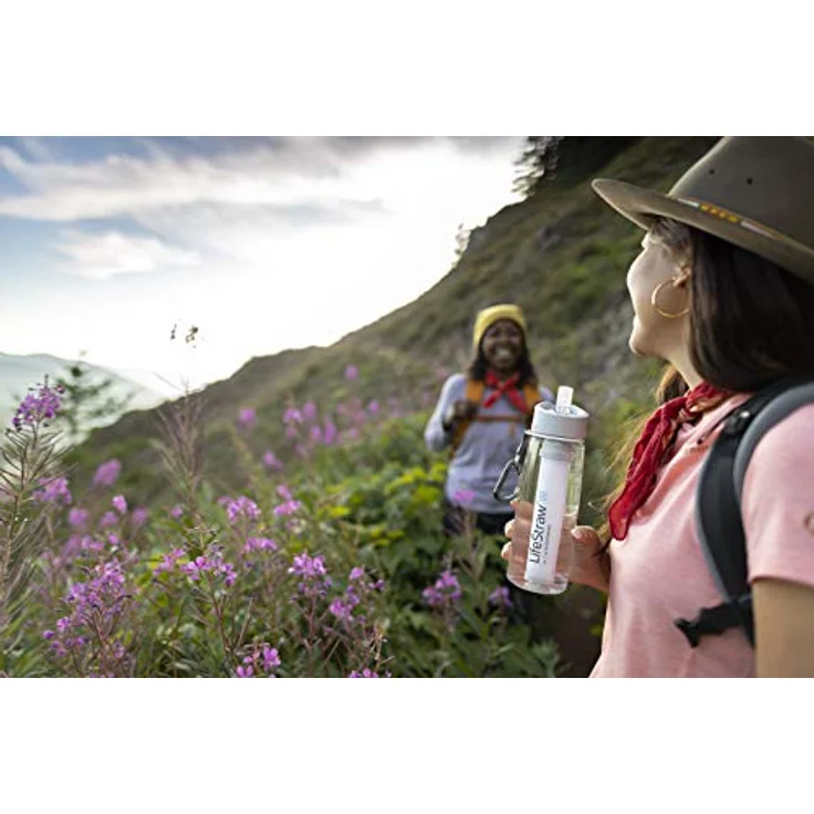 LifeStraw Go 2, clear, 2-Stage Filter Wasserfilterflasche – Bild 7