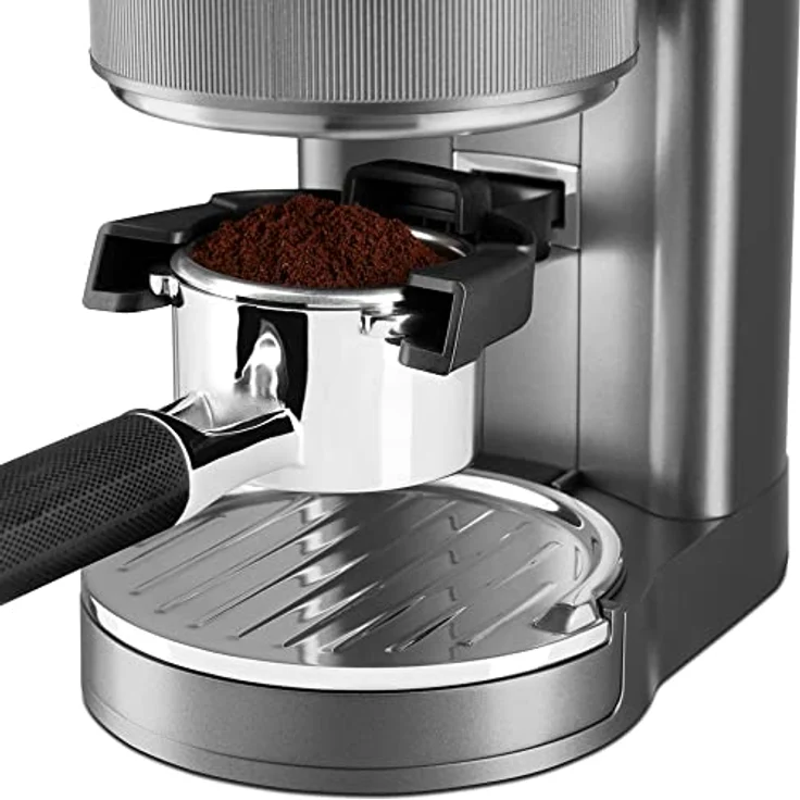 KitchenAid Kaffeemühle 5KCG8433, Elektrische Kaffeemühle mit 70 Mahleinstellungen, schwarz – Bild 4
