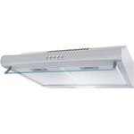 Exquisit UBH50-020 Dunstabzugshaube, 50cm breit, Abluftbetrieb, Edelstahloptik, 3 Lüftungsstufen, Metallfettfilter