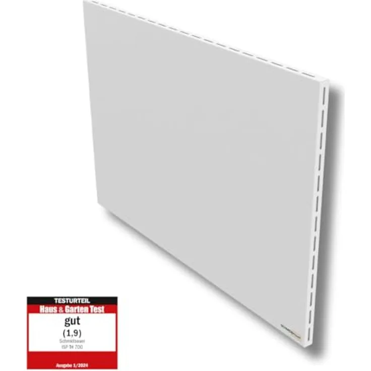 Schmidbauer Infrarotheizung Hybrid 700 Watt - Ein/Aus-schalter - Infrarottechnik mit Raumluft-Konvektion - Elektroheizung - Direktheizung, Schwarz