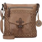 HARBOUR 2nd Umhängetasche Urban Poets, Leder mit geräumigen Fächern und verstellbarem Gurt, schwarz