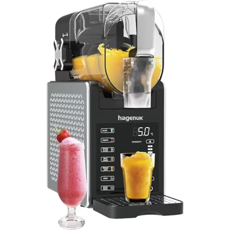 Hagenuk Slush Eismaschine SIM-200.1.9, 2,2L Softice Maschine mit Auto-Clean Funktion und Temperaturanzeige, 200W Leistung – Bild 1