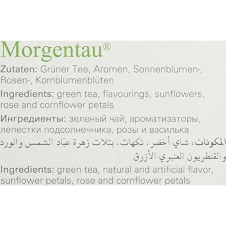 Joy of Tea Morgentau aromat. grüner Tee 15 Teebeutel 37,5g : 1er Packung – Bild 3
