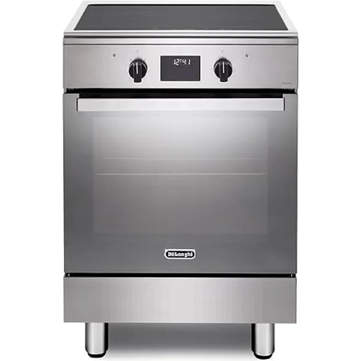 De'Longhi Freistehende Küche mit Elektroofen, 60 x 60 cm, Edelstahl, 4 Induktionszonen, 9 Funktionen – Bild 1