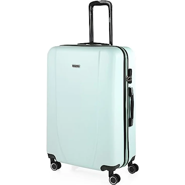 ITACA - Koffer Groß 4 Räder Großer Koffer Leichte - Reisekoffer Groß für Flugzeuge Koffer Hartschale mit Geprüftem Schloss - Handgepäck Koffer 71170, Minzgrün – Bild 1