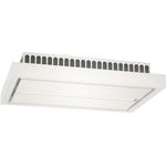 Baumann Deckenhaube Aura 120 WLK, 120cm Weiß Dunstabzugshaube mit EBM MOTOR und AIR POWER Technologie