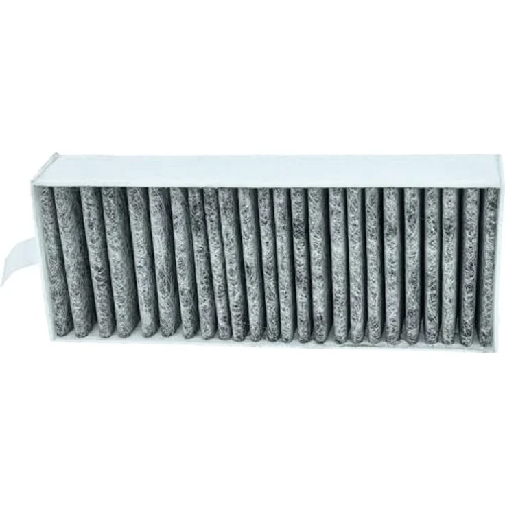 VHBW 4x Aktivkohlefilter für Bosch Dunstabzugshaube Series 6/8, weiß/grau, effektive Geruchsneutralisation, Austauschzyklus 12 Monate – Bild 4