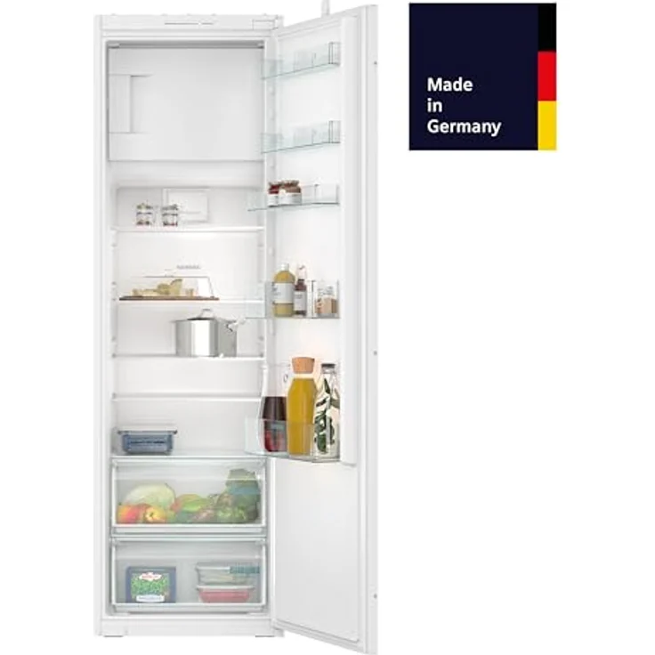 Siemens Einbau-Kühlschrank mit Gefrierbereich KI82LNSE0, LED-Beleuchtung und varioZone-Funktion, weiß – Bild 2