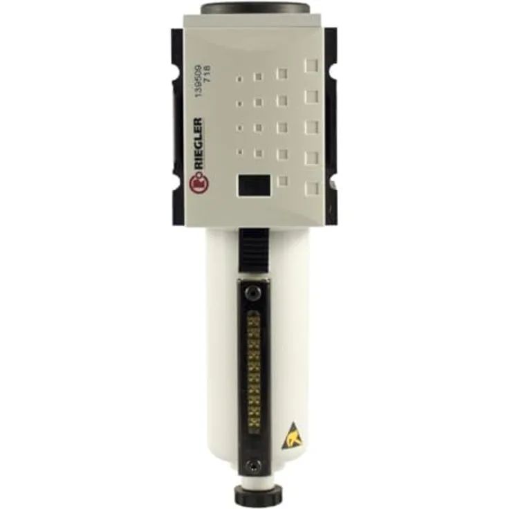 Riegler Vorfilter »FUTURA«, Metallbehälter mit Sichtrohr, 0,3 µm, BG4, G 3/4, PE 1,5 - 16 bar, bis 50 °C