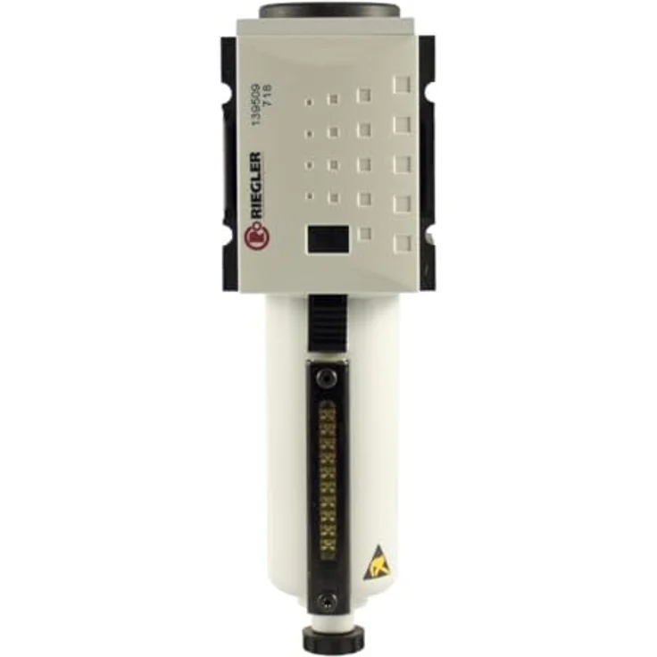 Riegler Vorfilter »FUTURA«, Metallbehälter mit Sichtrohr, 0,3 µm, BG2, G 1/2, bis 50 °C, Druckluftfilter – Bild 1