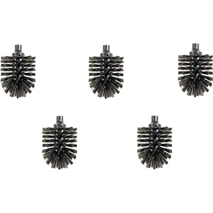 HEWI Ersatzbürstenkopf schwarz (5 Stück, Durchmesser 81 mm, mit Bajonettverschluss, für WC-Bürstengarnituren von Serie Lifestream, 805 Classic, 801 und 477) 921044, Standard - Preisvergleich – Bild 1