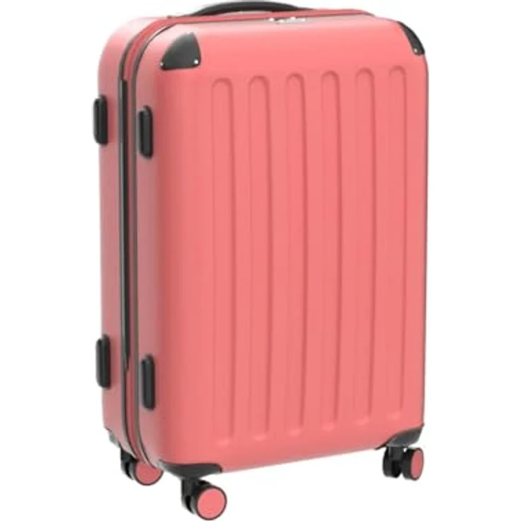 Hauptstadtkoffer Spree Mittelgroßer Koffer Hartschale Trolley, 65 cm, TSA, 74 Liter, korall – Bild 5
