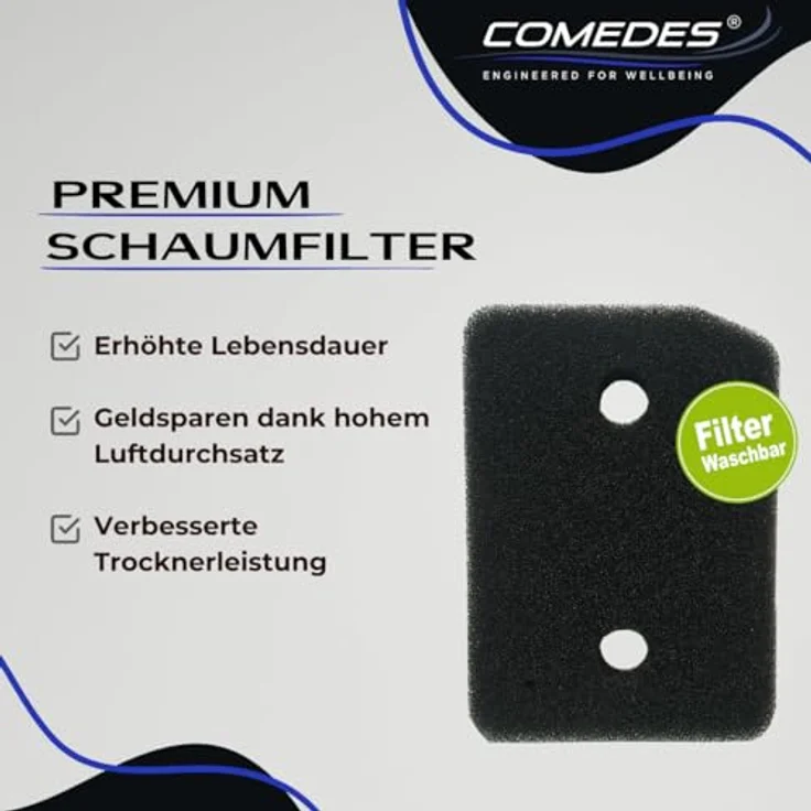 Comedes Ersatzfilter einsetzbar statt Miele Schaumfilter 9164761 – Bild 5